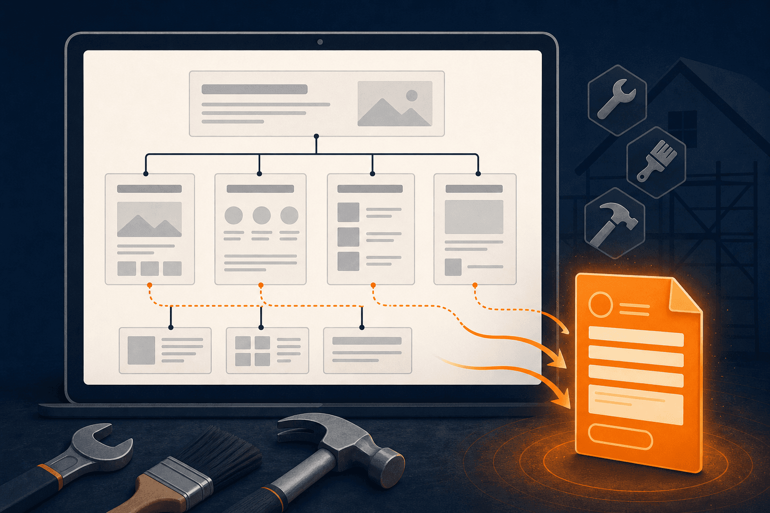 Site internet pour artisan : la structure qui transforme votre site en machine à devis